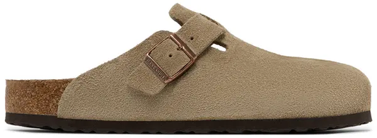 Birkenstock Boston Soft Footbed Suede 'Taupe'